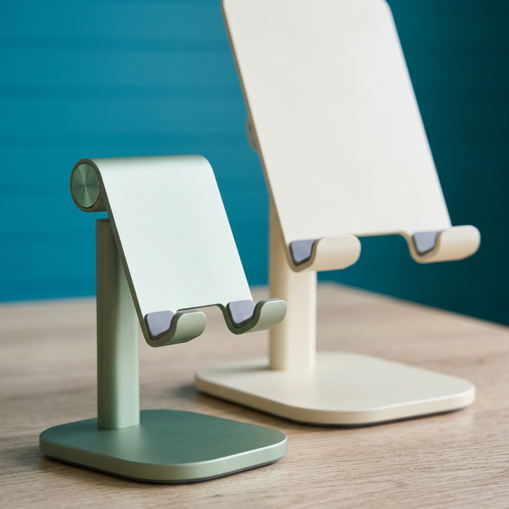 AI concept phone cradle lips and pads detail