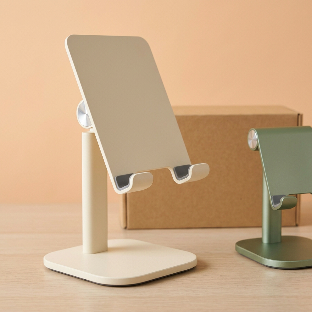 AI concept tablet stand tilt pivot detail