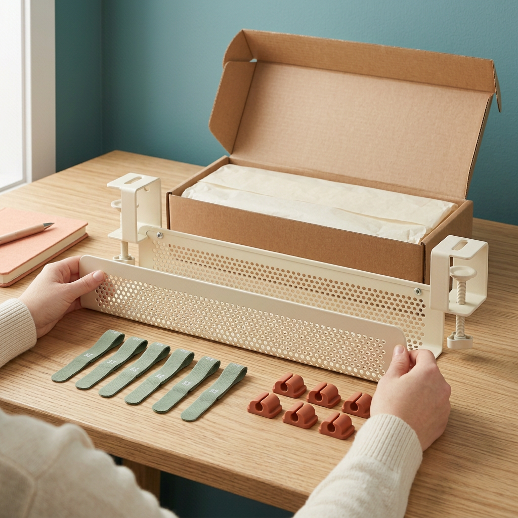 AI concept kit with plain unbranded kraft packaging