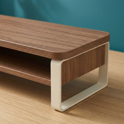AI concept woodgrain finish and rounded corner detail